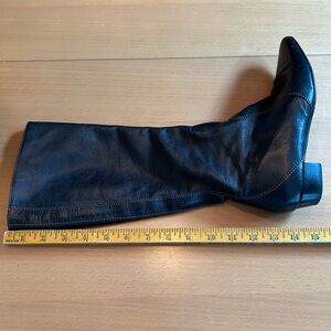 J. Crew Black Heeled Boots